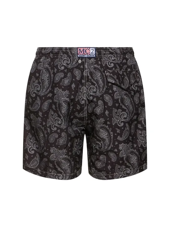 Mc2 Saint Barth   Paisley print ultralight swim shorts 