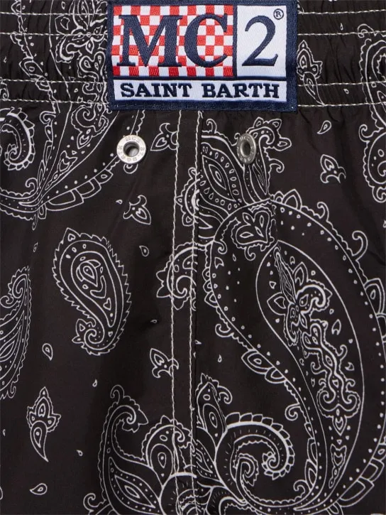Mc2 Saint Barth   Paisley print ultralight swim shorts 