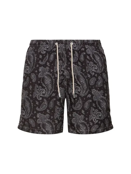 Mc2 Saint Barth   Paisley print ultralight swim shorts 