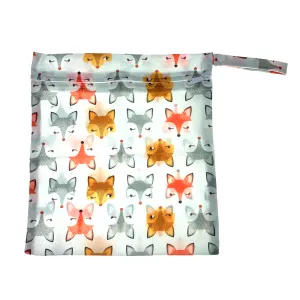 Medium Wetbag - Winking Foxes