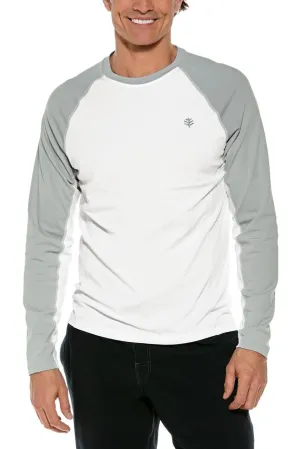 Men's Hightide Long Sleeve Swim Shirt  |  Mercury/White Colorblock