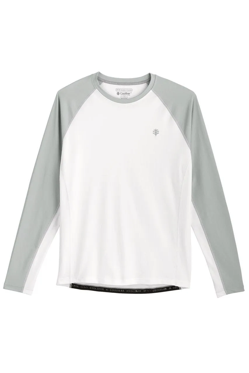 Men's Hightide Long Sleeve Swim Shirt  |  Mercury/White Colorblock