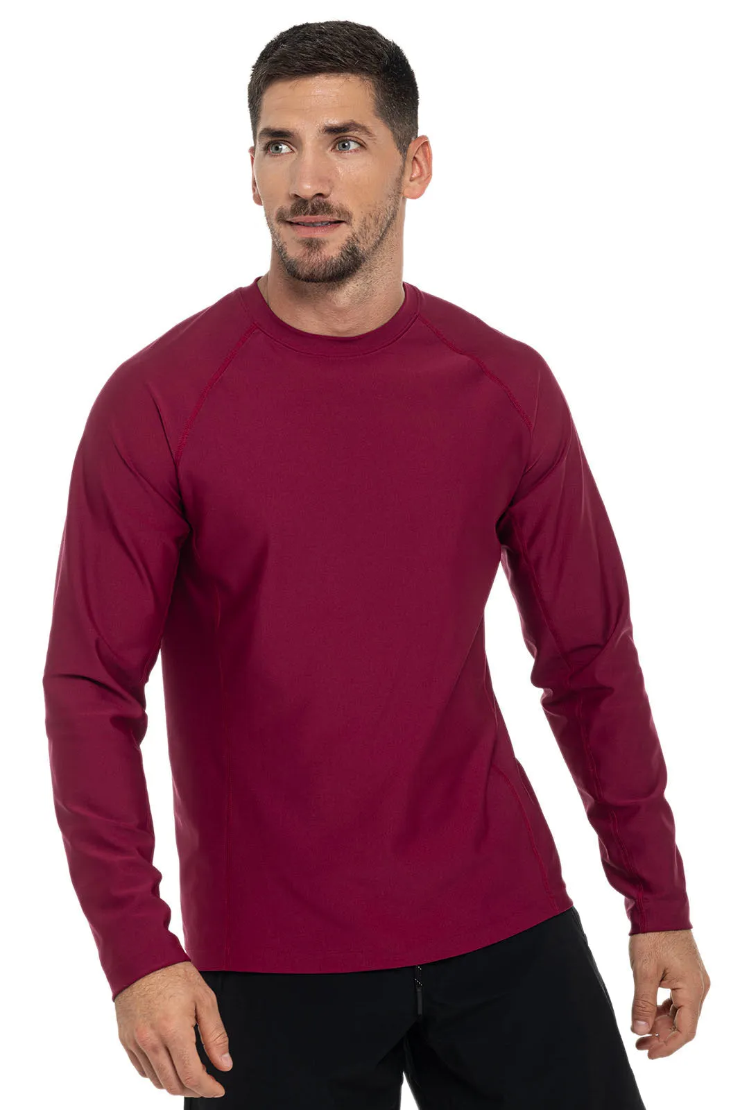 Men's Hightide Long Sleeve Swim Shirt  |  Red Crush