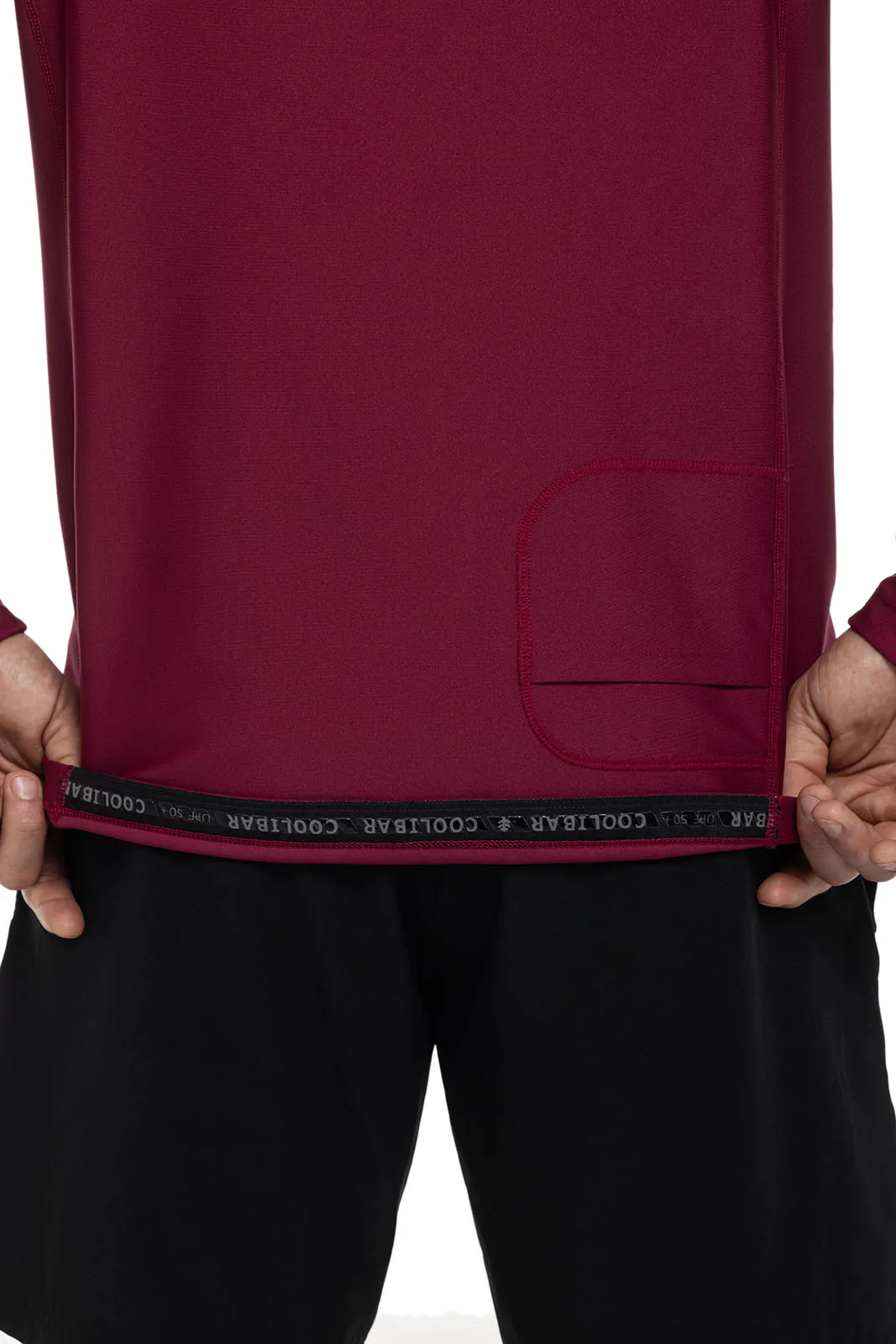 Men's Hightide Long Sleeve Swim Shirt  |  Red Crush