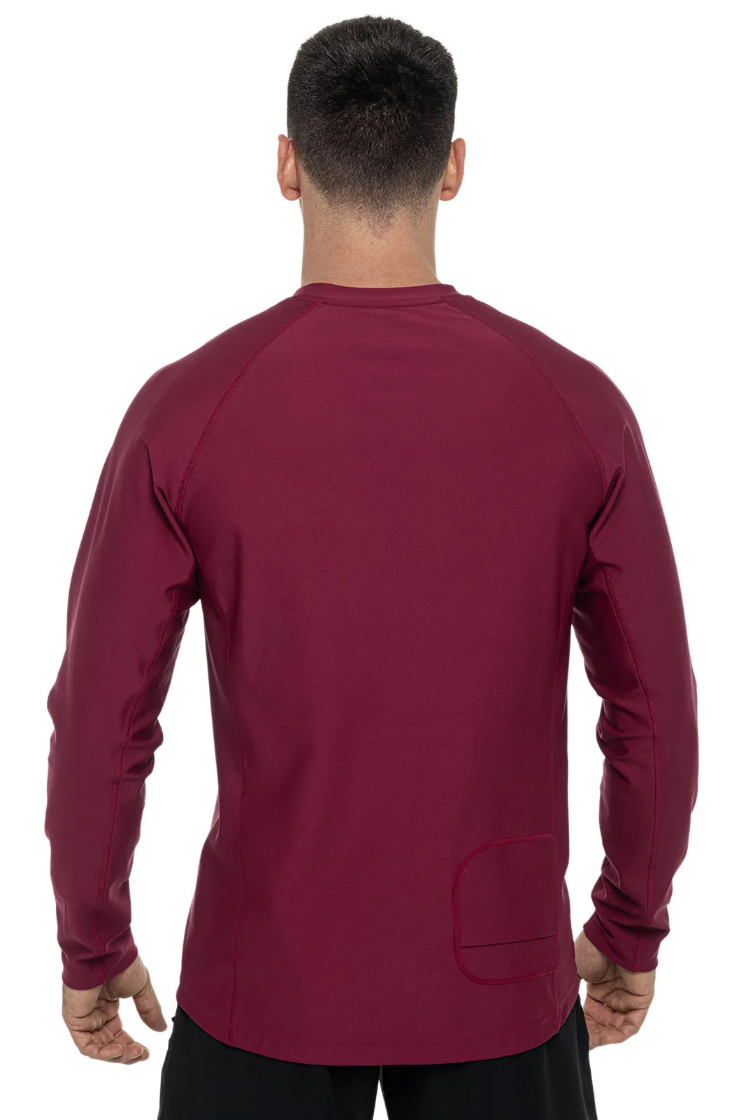 Men's Hightide Long Sleeve Swim Shirt  |  Red Crush