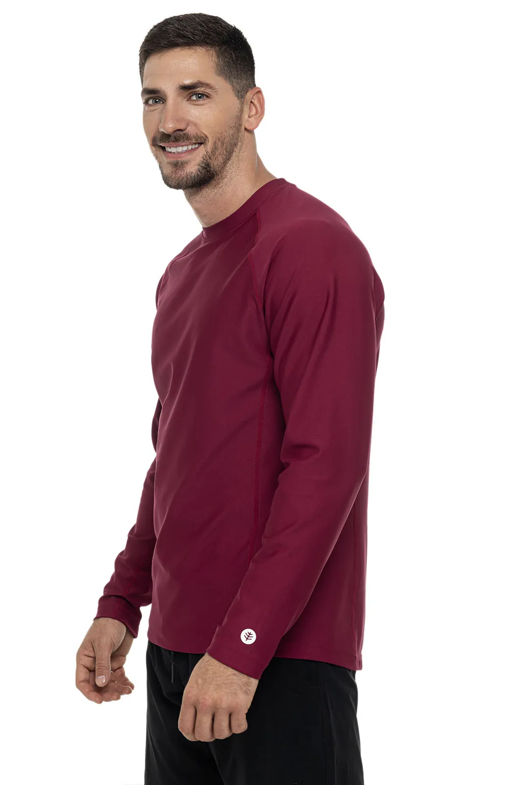 Men's Hightide Long Sleeve Swim Shirt  |  Red Crush