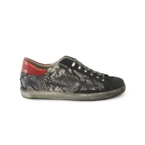 Men's Suede Calf Leather Handmade Sport Shoes M8035