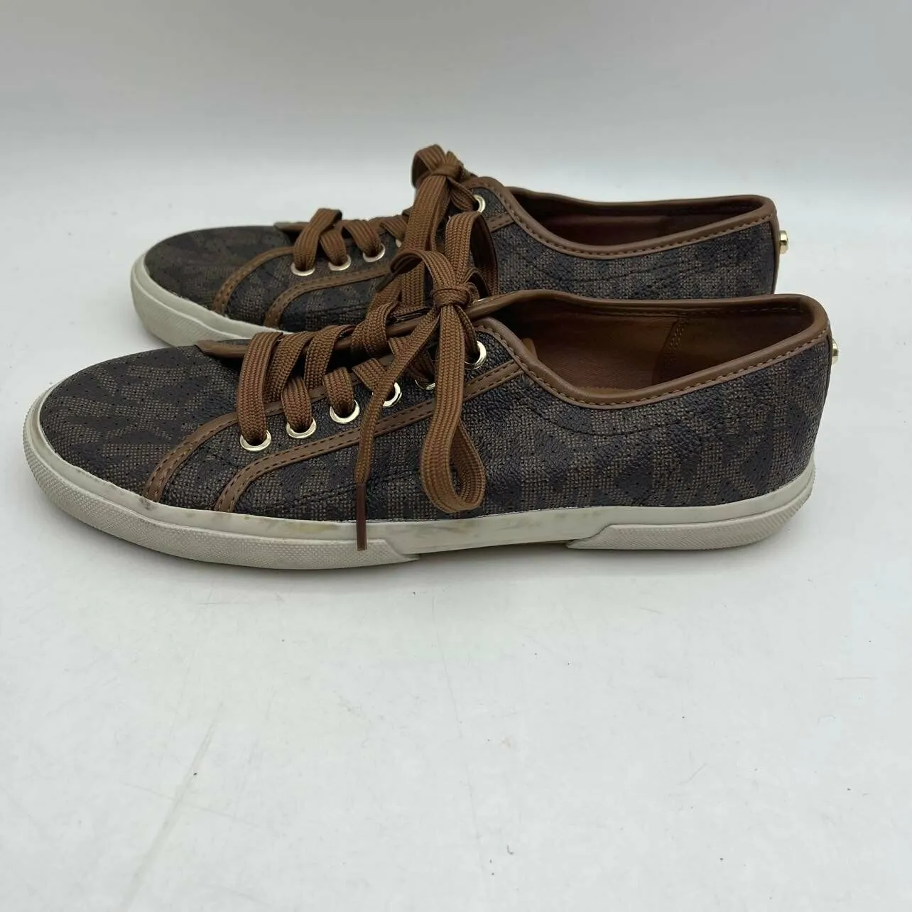 MICHAEL KORS BOERUM WOMEN'S MK SIGNATURE SNEAKERS/SHOES SIZE 8M
