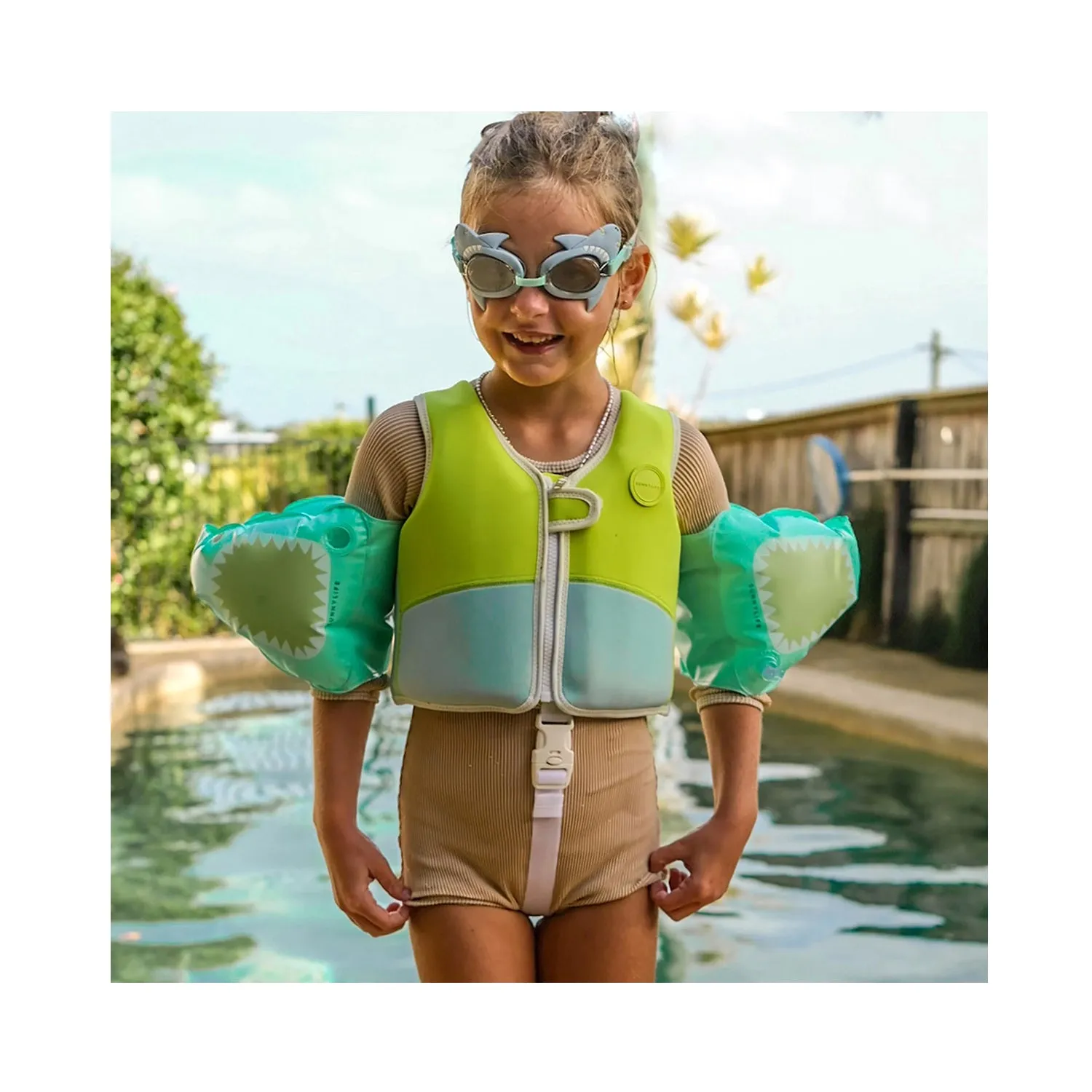 Mini Swim Goggles - Salty The Shark