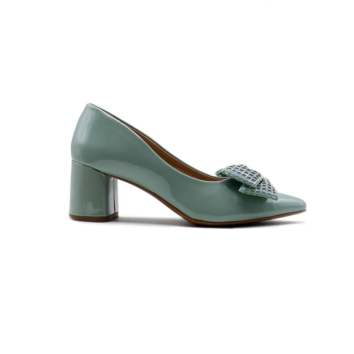 Mint Green Formal Court Shoes 085474