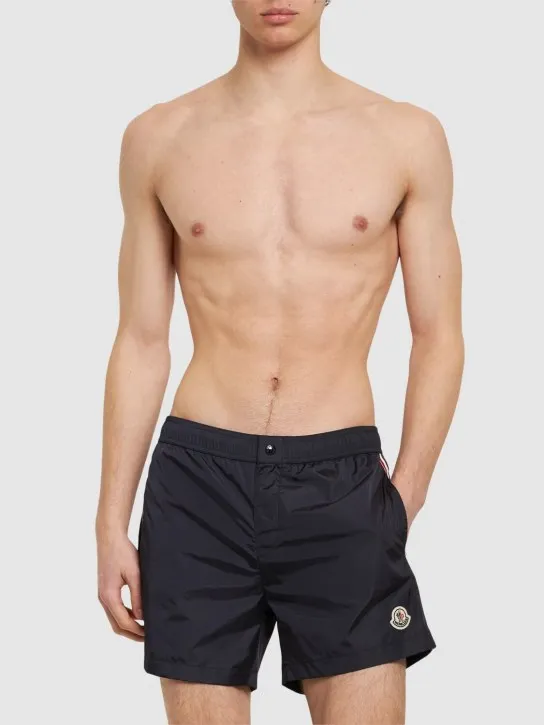 Moncler   Logo nylon swim shorts 