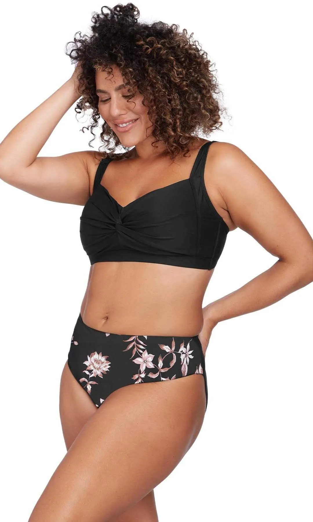 Monet Curve Fit Mid Rise Pant Om Sara