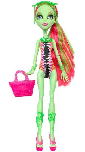 Monster High Swim Class / Beach Beasties Venus McFlytrap Doll (Green Eyeshadow Variant)