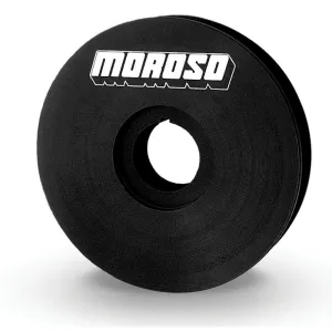 Moroso V-Belt Crank Pulley - 4" V-Belt Crankshaft Pulley