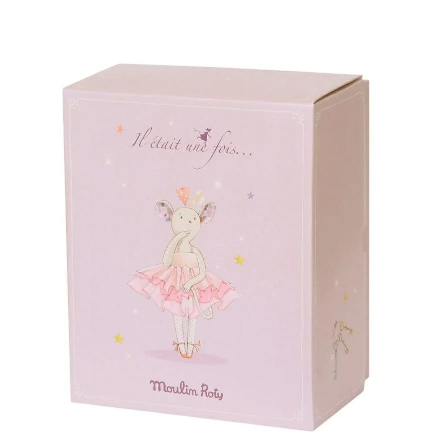 Moulin Roty Mouse Pink Tutu Doll Cream/Pink