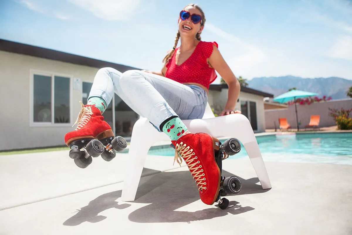 Moxi Lolly Skate Poppy Red (w Nylon Thrust)