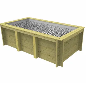 Nazca 4m x 2m Plastica Wooden Exercise Pool