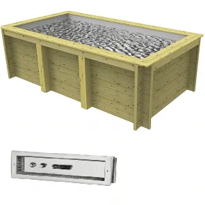 Nazca 4m x 2m Plastica Wooden Exercise Pool