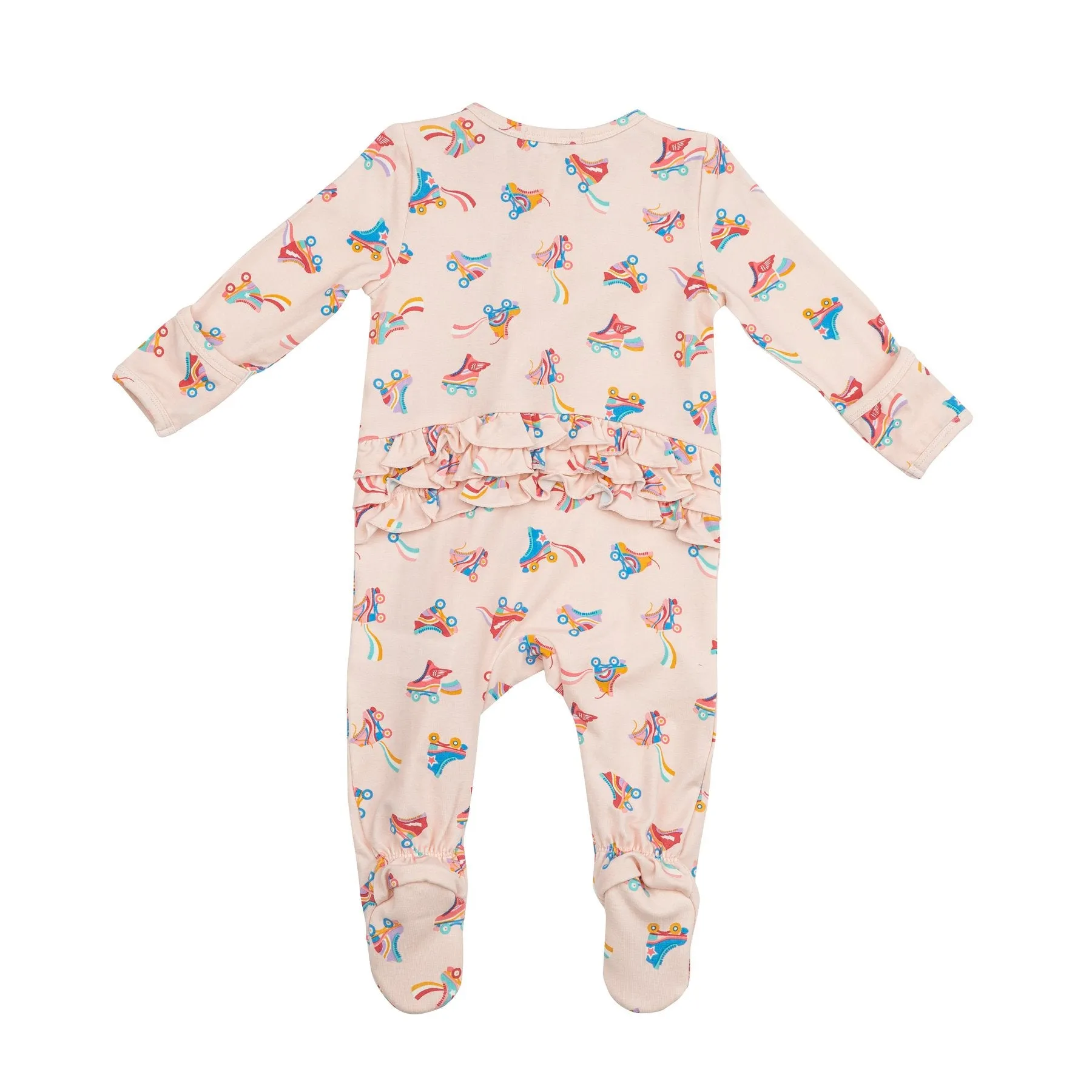 Newborn Roller Skates Zipper Footie