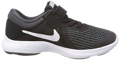 Nike Boys' Revolution 4 (PSV) Running Shoe, Black/White-Anthracite, 11.5C Youth US Little Kid