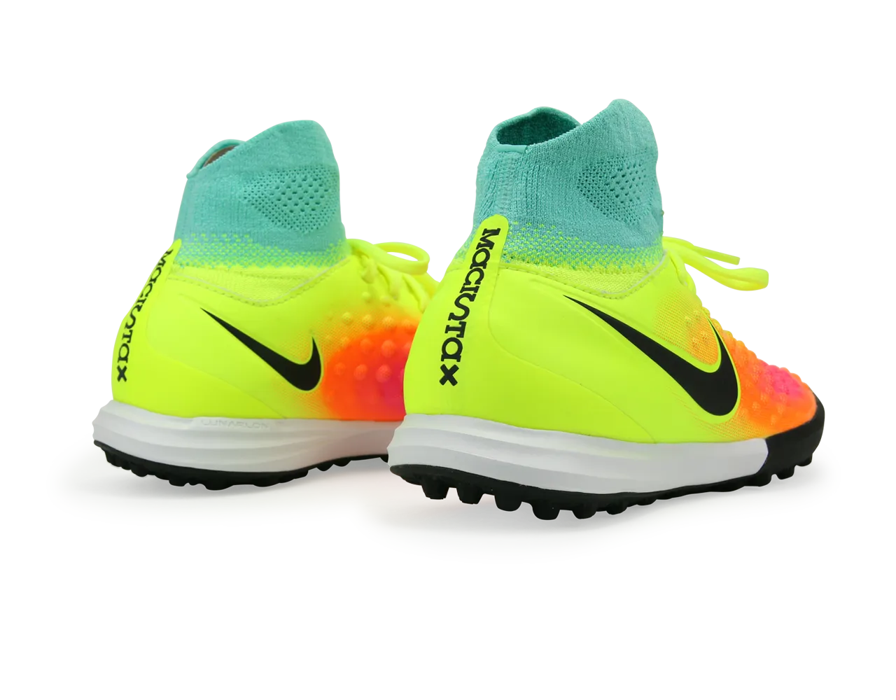 Nike Kids MagistaX Proximo Turf Soccer Shoes Volt/Black/Total Orange