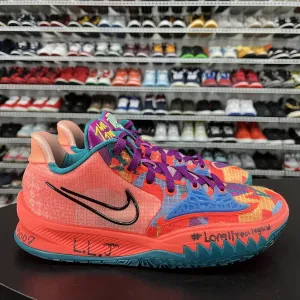 Nike Kyrie 4 Low Bright Crimson Aquatone CW3985-600 Men's Size 8