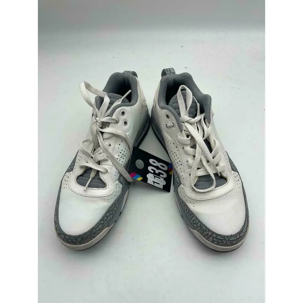 NIKE Men’s Air Jordan After Game II White Stealth Basketball Shoes 487002-102