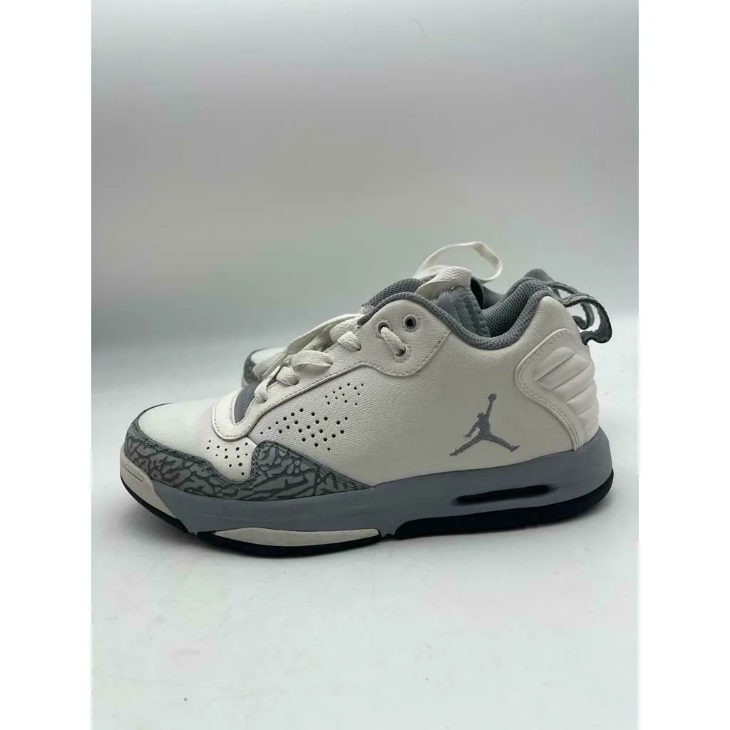 NIKE Men’s Air Jordan After Game II White Stealth Basketball Shoes 487002-102
