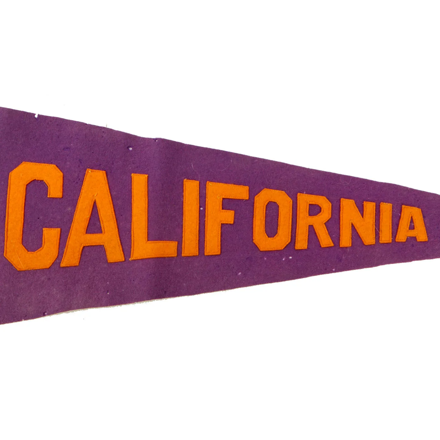 Original U.S. Pre-WWII USS California Wool Ships Pennant With 1919 Launch Medal - On Battleship Row and Sunk at Pearl Harbor