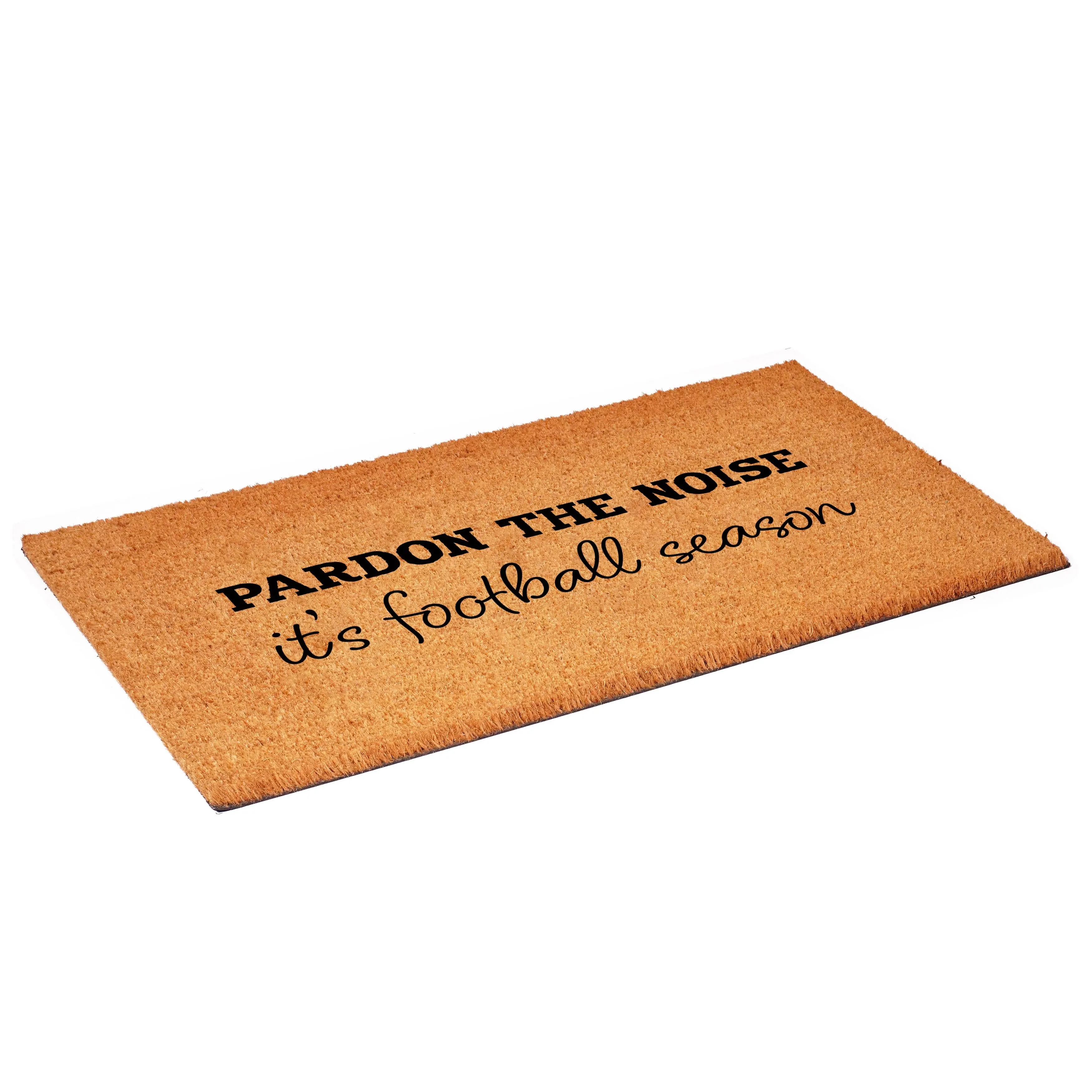 Pardon the Noise It's Football Season Doormat