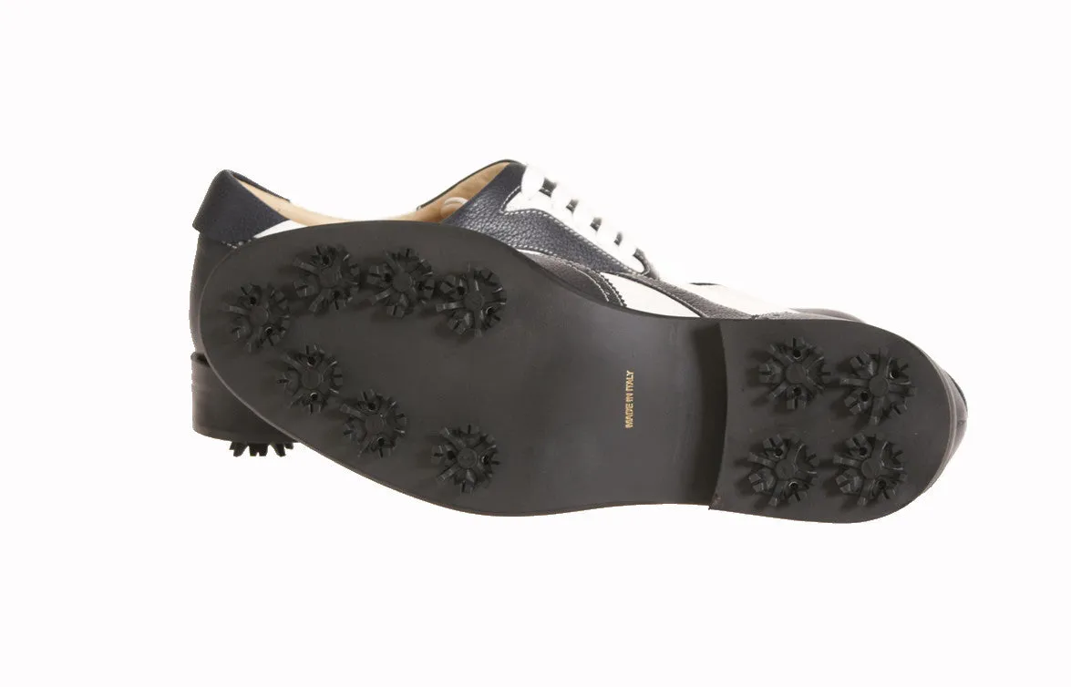 Parma White Blue Golf Shoes