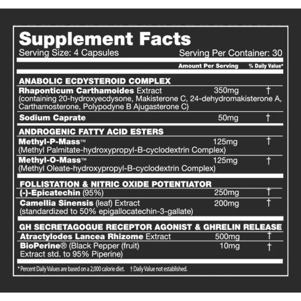 Performax Labs MassMax 120 Capsules w/ Turkesterone