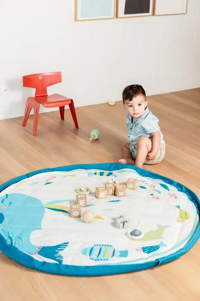 Play & Go Soft Whale Toy Storage Bag