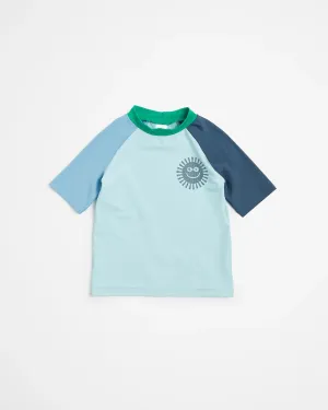 popular  Boys Short Sleeve Swim Rash Vest