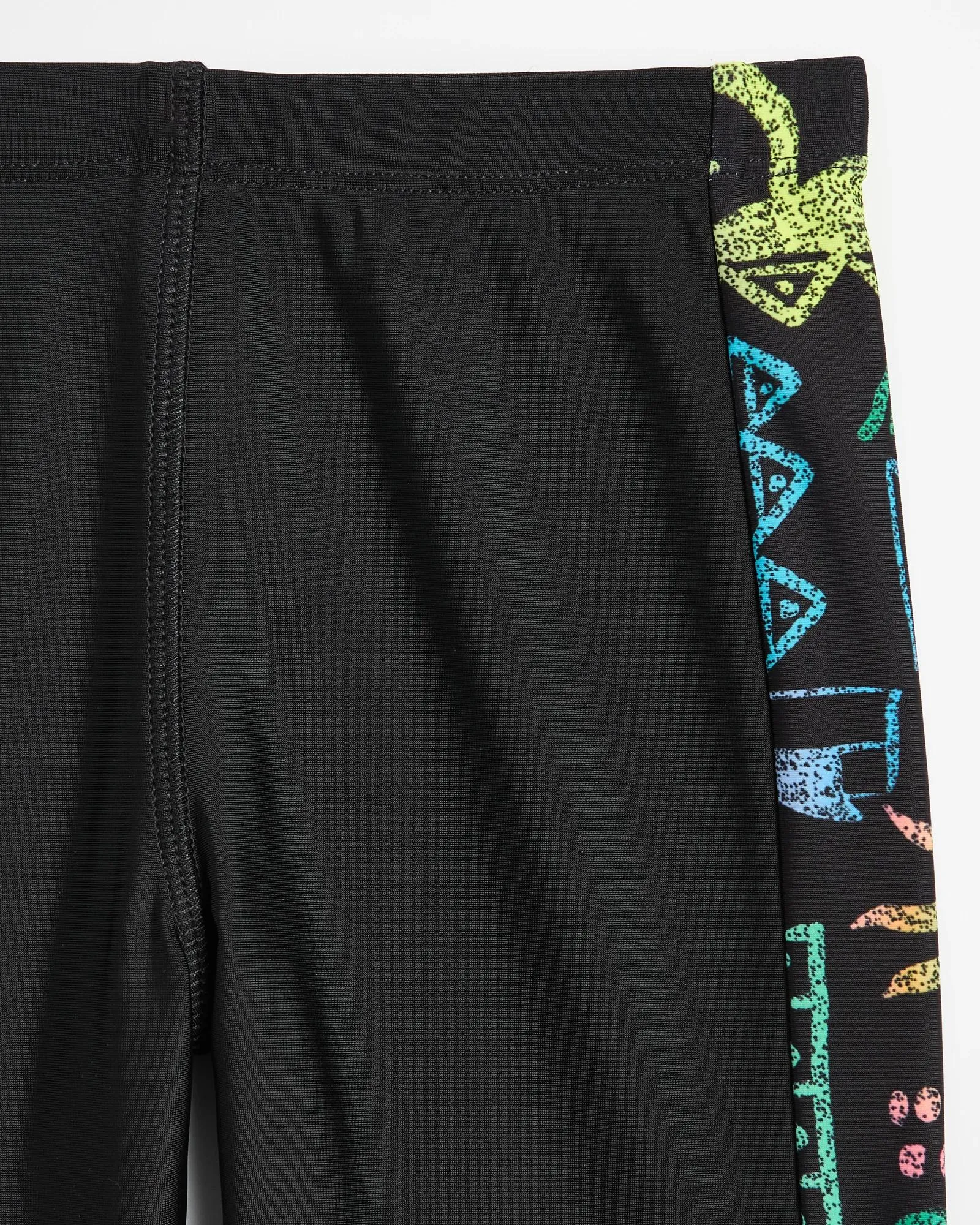 popular  Boys Spliced Print Swim Jammer