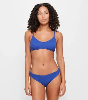 popular  Crinkle Crop Swim Bikini Top