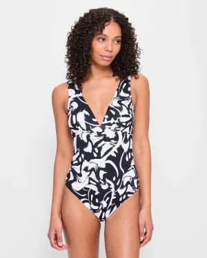 popular  Resort V-Neck One Piece Swim Bathers - Shape Your Body