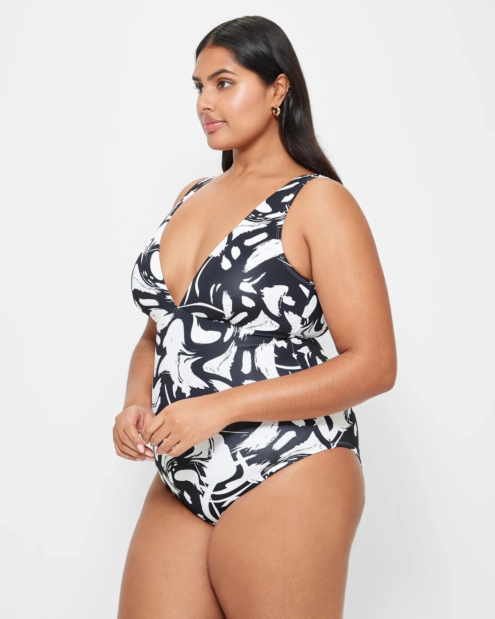 popular  Resort V-Neck One Piece Swim Bathers - Shape Your Body