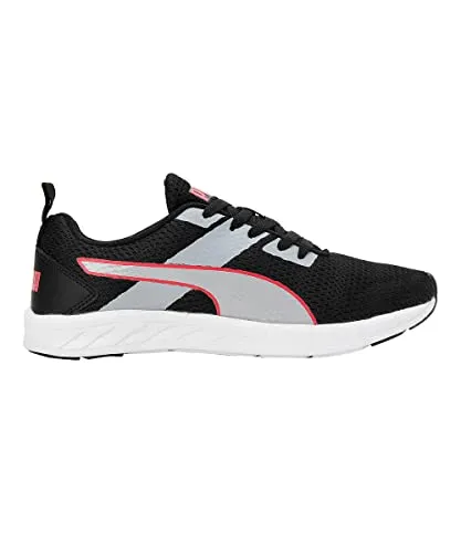 Puma Womens Meteor NU WN's Black-Quarry-Paradise Pink Running Shoe - 3UK (19336009)