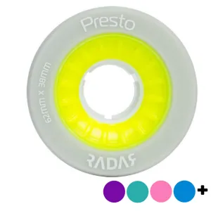 Radar Presto 62mm Quad Wheels - 4 pack