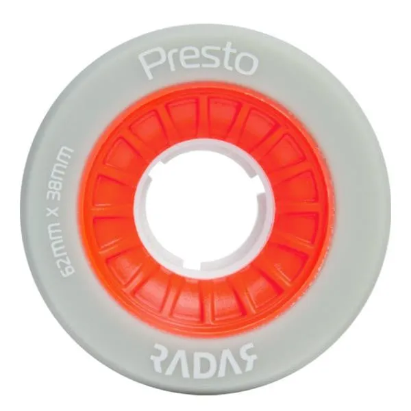 Radar Presto 62mm Quad Wheels - 4 pack