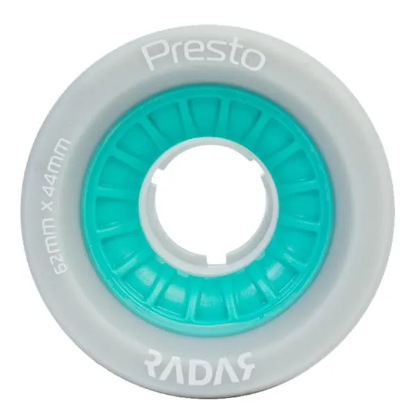 Radar Presto 62mm Quad Wheels - 4 pack