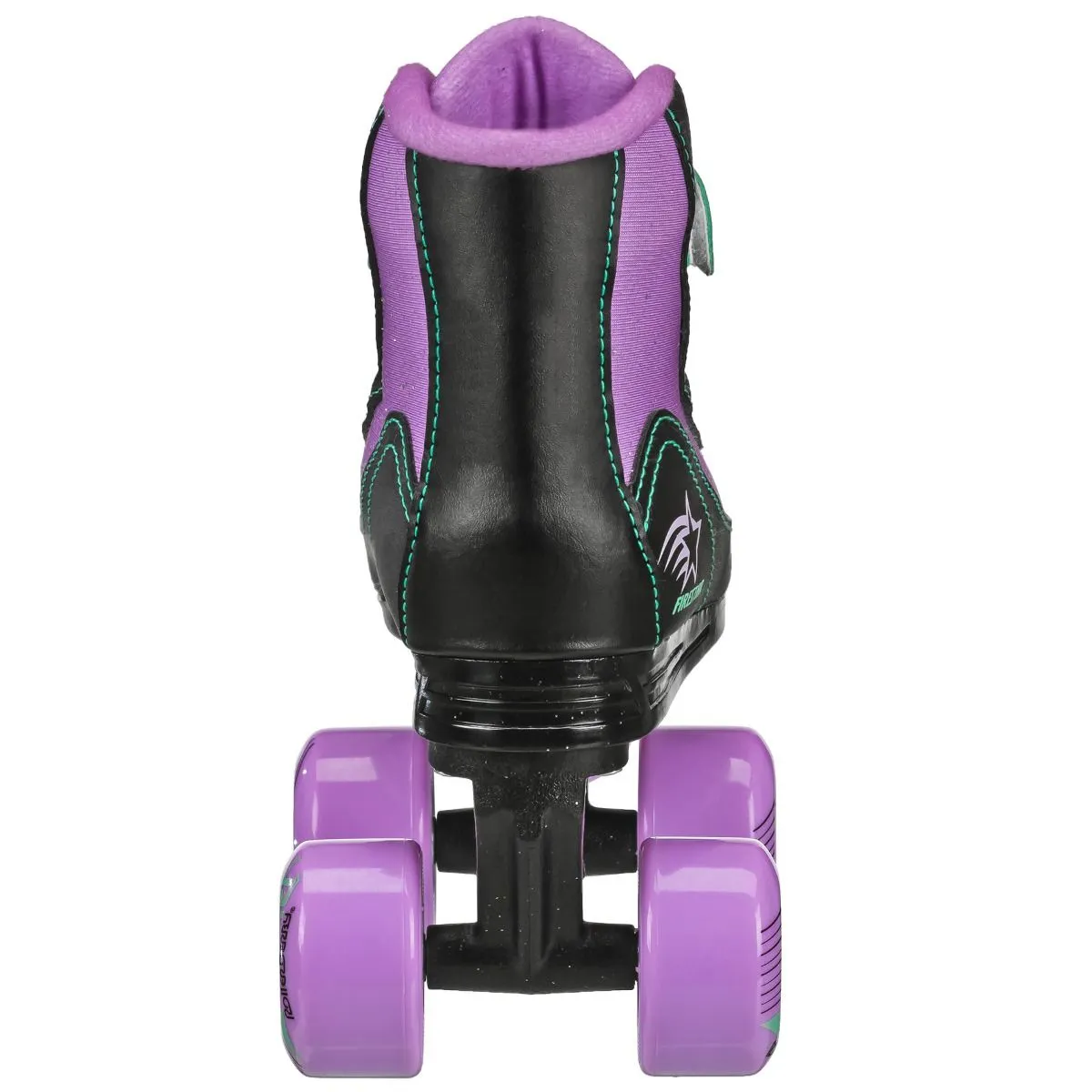 RDS Firestar Skate Girls Purple Black Mint Roller Skates