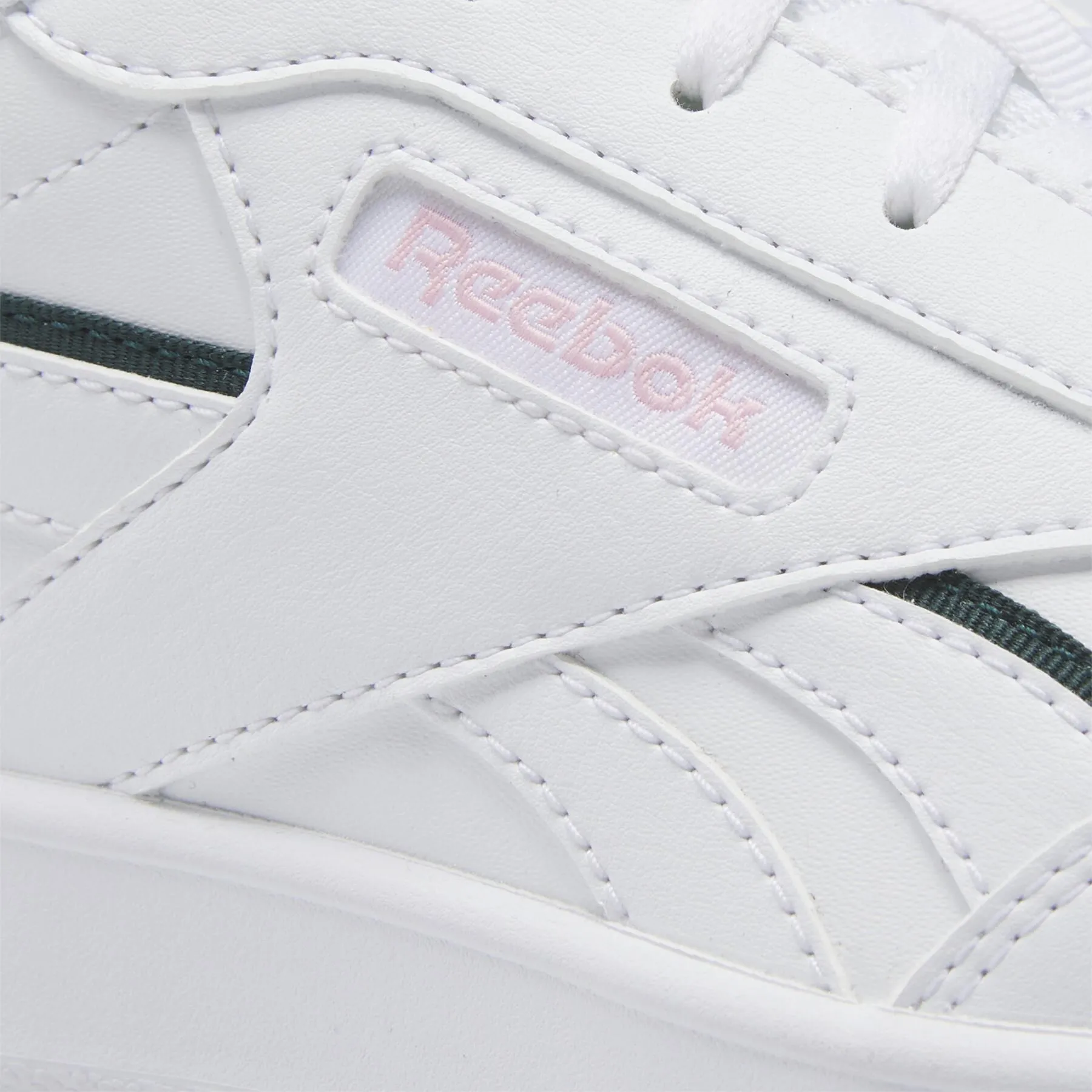 Reebok Court Advance Vegan (Ftw White   Pink   Green)