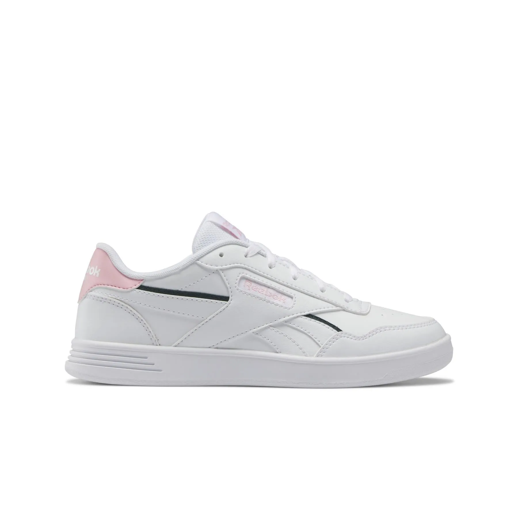 Reebok Court Advance Vegan (Ftw White   Pink   Green)