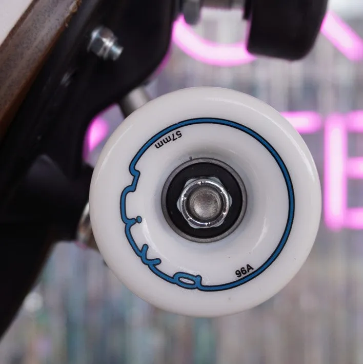 Riedell 111 Angel White Roller Skates