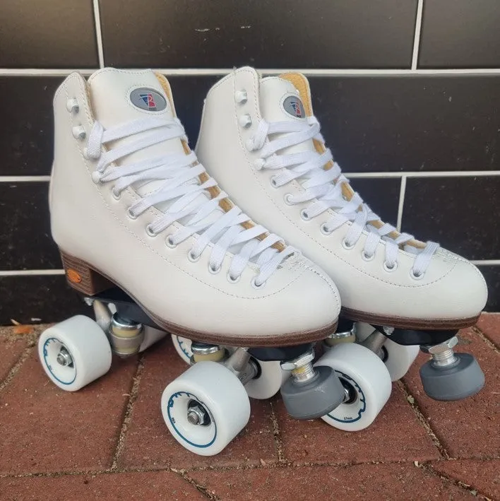 Riedell 111 Angel White Roller Skates