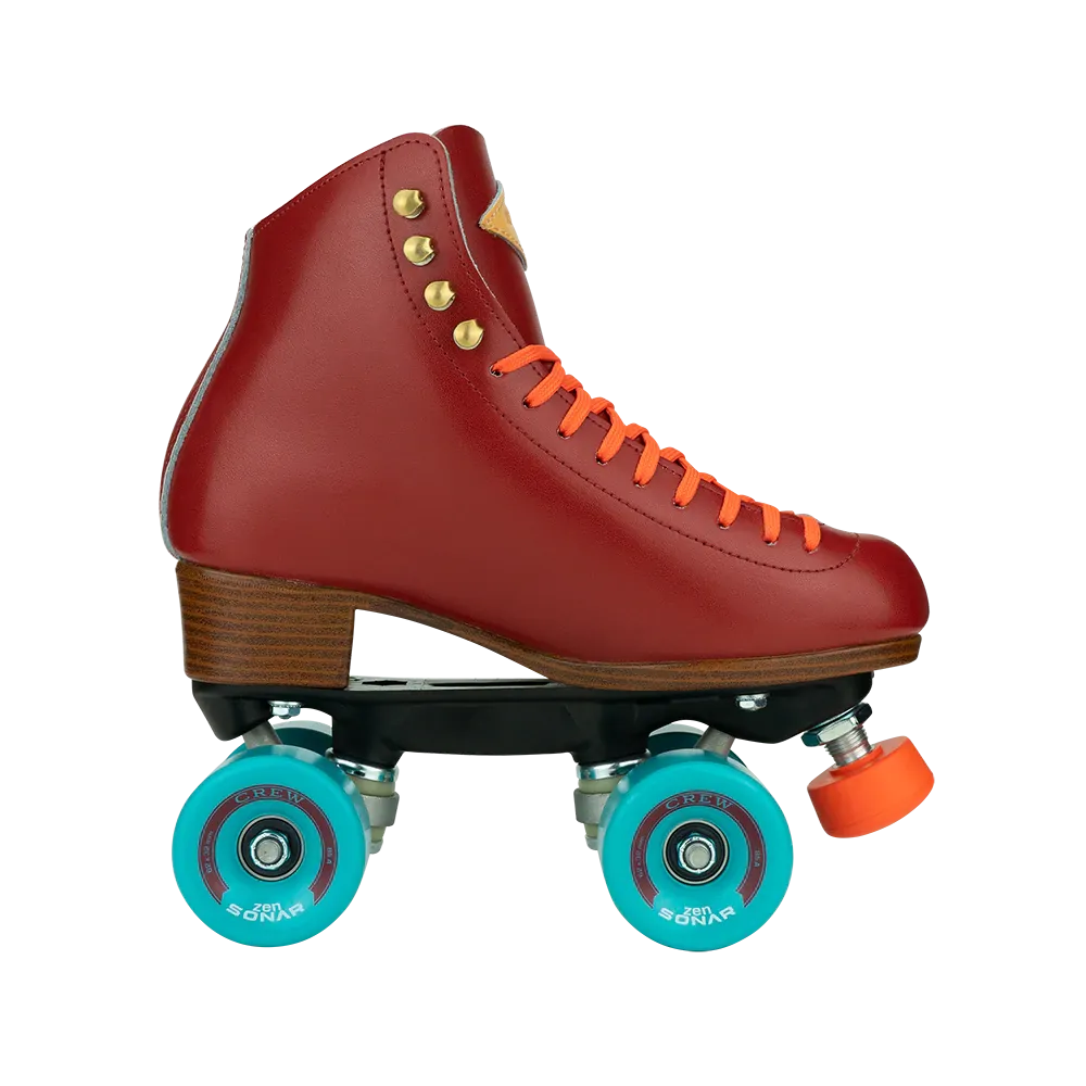 Riedell - Crew Roller Skates - Crimson