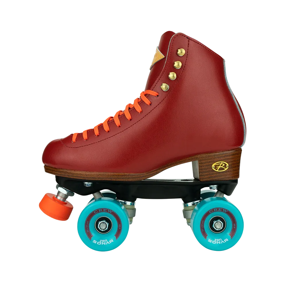 Riedell - Crew Roller Skates - Crimson