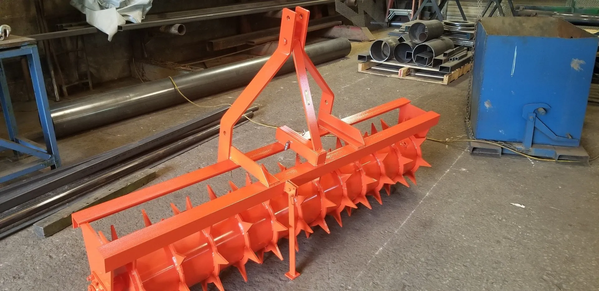 Ripping It Outdoors 5ft. Spike Aerator with 3 Point Hitch or Pull Tongue with 3/8 Thick Spikes